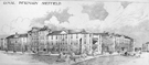 Engraving of the Royal Infirmary c.1909