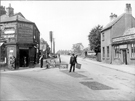 Harry S. Ranson, motor spirit service station; grocers and Post Office at the junction of Sandygate Road (left) and Manchester Road with No. 462, Crosspool Tavern, licensee George Ellis