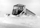 Sheffield Corporation Snow Plough in the Fox House area Winter 1962/3