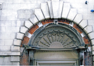 View: u05808 Carved detail over the doorway, Graduate public house (originally The Masonic Hall), No. 94 Surrey Street 
