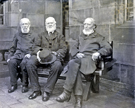 Pensioners, (l to r) Johnson; Shirtcliffe and  Codington, Shrewsbury Hospital, Norfolk Road, housing  20 male and 20 female pensioners 
