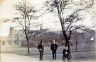 Pensioners in the grounds of Shrewsbury Hospital, Norfolk Road, consisting of Almshouses and Chapel, housing  20 male and 20 female pensioners 