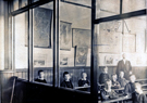 Pupils and Teacher, Mr. Wood, Boys School Classroom, St. John's School