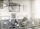 Teacher Mr. Wood and Pupils, Boys School Classroom, St. John's School