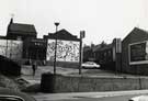 Aqueduct W.M.C. (Working Mens Club), No. 73, Darnall Road showing the rear of housing on Makin Road (right)