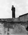 Chimney on outbuildings of Woodhill House, No. 568, Grimesthorpe Road, the day before demolition Chimney on outbuildings of Woodhill House, No. 568, Grimesthorpe Road, the day before demolition