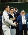 Princess Anne, Patron of the Games meeting Fencing Competitors and Officials, Graves Tennis and Leisure Centre, Norton Princess Anne, Patron of the Games meeting Fencing Competitors and Officials, Graves Tennis and Leisure Centre, Norton