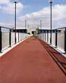 Footbridge and Cycle-way across Canal to Shortridge Street near Attercliffe Supertram Stop (to the right) looking towards Sheffield Technology Park Footbridge and Cycle-way across Canal to Shortridge Street near Attercliffe Supertram Stop (to the right) looking towards Sheffield Technology Park
