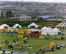 Elevated view of the U.K. Summer Special Olympic Games, Sheffield 1993, Don Valley Bowl, East End Park with the National Westminster Bank, Attercliffe Common in the background Elevated view of the U.K. Summer Special Olympic Games, Sheffield 1993, Don Valley Bowl, East End Park with the National Westminster Bank, Attercliffe Common in the background