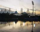 Floodlit for the Lucozade Games, Don Valley Stadium in Reflection