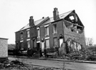 Derelict terraced housing, Alexandra Road