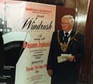 Lord Mayor, Councillor Frank White at the Windrush Celebrations at Sheffield City Hall