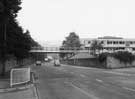 Looking down Granville Road, with Granville College on the right