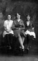 Three girls, Central Secondary School, Leopold Street