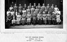 Staff photograph, City Grammar School taken in the yard