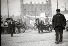 Blonk Street from Furnival Road, Tower Grinding Wheel, (also known as Castle Grinding Wheel), Samuel Osborn and Co. Ltd., Clyde Steel Works and entrance to Smithfield Market, right