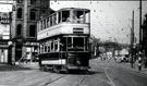 Tram No 42, The Wicker, at junction with Nursery Street Tram No 42, The Wicker, at junction with Nursery Street