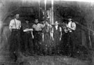 Group of workmen at Swift Levick and Sons, Clarence Steel Works, Effingham Road Group of workmen at Swift Levick and Sons, Clarence Steel Works, Effingham Road