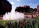 Peace Gardens Fountain and Town Hall Extension (known as the Egg Box (Eggbox))