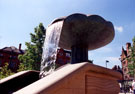 Fountains and waterfalls in Peace Gardens