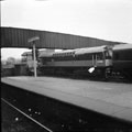 View: v00556 British Railways Type 2 diesel locomotive D7624 at Sheffield Midland railway station