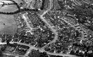 Aerial photograph of Bradway, Main lower road is Prospect Road. Longford Crescent, left. Wollaton Road, centre. Wollaton Avenue and Wollaton Drive, right Aerial photograph of Bradway, Main lower road is Prospect Road. Longford Crescent, left. Wollaton Road, centre. Wollaton Avenue and Wollaton Drive, right
