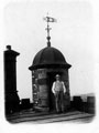 Roof of the Turret Lodge, Sheffield Manor House. Mary Queen of Scots is said to have exercised on this roof