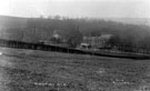 Wooley House and Woolley Wood from a footpath on land belonging to Hawke's farm