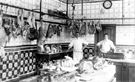 Interior of an Unidentified Butchers Shop