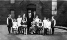 Group outside school which opened 1891, most probably Wincobank School