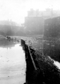 River Don meets River Sheaf looking towards Blonk Street Bridge, Alexandra Theatre in background