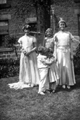 St. Bartholomew's Church (Burgoyne Road), first May Queen, organised by Dorothy Bentley, photographed at Carr Road, Walkley, group includes Joyce Hulett, Geoffrey Hulet, Evelyn Carnell, Willetta Scholes and Frankie Rabjohn