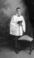 Ron Doughtry, choir boy from St. Bartholomew's Church, Burgoyne Road