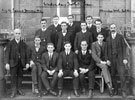 Sheffield Wednesday F. C. Cup-tie Training pictured outside Alexandra Hotel, Saltburn
