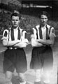 Sheffield United, Joe Shaw (left) and G. Hitchin (right)