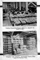 Page from a souvenir booklet by J.G. Graves Ltd., mail order suppliers, showing Westville, packing household drapery bales for dispatch and 'Progress' and 'Pioneer' household drapery bales Page from a souvenir booklet by J.G. Graves Ltd., mail order suppliers, showing Westville, packing household drapery bales for dispatch and 'Progress' and 'Pioneer' household drapery bales