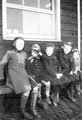 Young Clarion Members on the verandah at the rear of Sheffield Clarion Clubhouse, Hathersage Road Young Clarion Members on the verandah at the rear of Sheffield Clarion Clubhouse, Hathersage Road