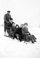 Sledging on the sports field at Sheffield Clarion Club House, Hathersage Road in the winter snow of 1946/7 Sledging on the sports field at Sheffield Clarion Club House, Hathersage Road in the winter snow of 1946/7