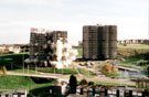 Demolition of Guildford View and Shrewsbury tower blocks, Park Grange Road, Norfolk Park