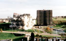 Demolition of Guildford View and Shrewsbury tower blocks, Park Grange Road, Norfolk Park