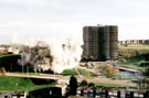 Demolition of Guildford View and Shrewsbury tower blocks, Park Grange Road, Norfolk Park