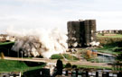 Demolition of Guildford View and Shrewsbury tower blocks, Park Grange Road, Norfolk Park