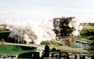 Demolition of Guildford View and Shrewsbury tower blocks, Park Grange Road, Norfolk Park