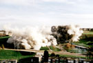 Demolition of Guildford View and Shrewsbury tower blocks, Park Grange Road, Norfolk Park
