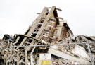 Remains of Guildford View flats after demolition, Norfolk Park