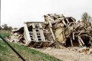 Remains of Guildford View flats after demolition, Norfolk Park