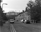Sheffield United Football Ground, showing corner stand between the Kop and John Street stand, from Baron Street Sheffield United Football Ground, showing corner stand between the Kop and John Street stand, from Baron Street