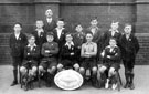 View: v01760 Cricket Team Photograph, Winners of the Barber Shield, Shiregreen Council School
