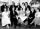 English Steel Corporation Staff Dance 1959 with Bob and Betty Short 2nd and 3rd from right