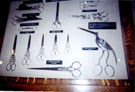View: v01814 Display of 18th - 19th century decorative scissors, Cutlers Hall, Church Street